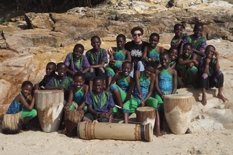 African Children's Choir members in Coolum Beach